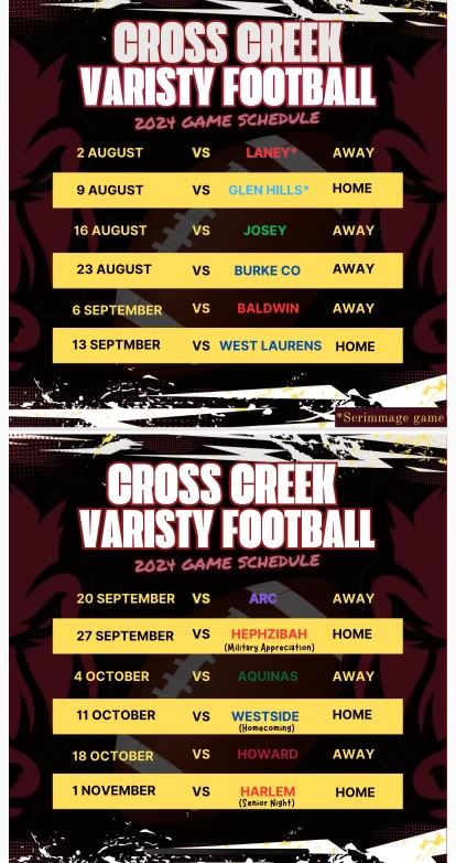 2024 Football Schedule